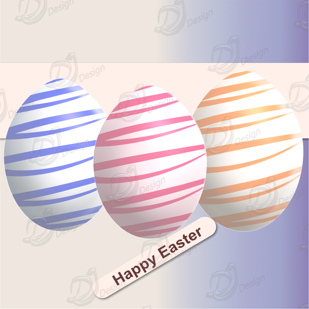 Easter Egg Clipart Set