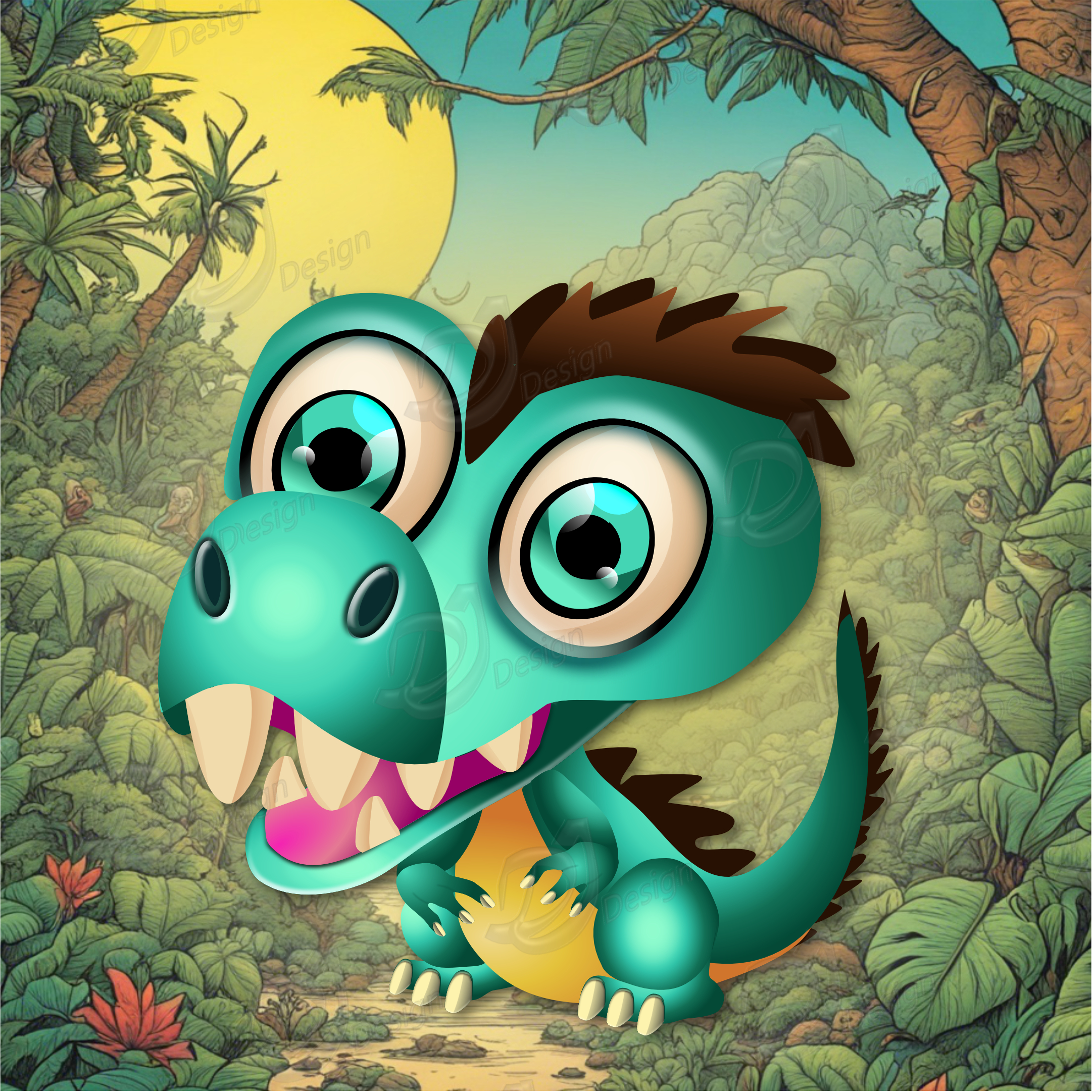 3 Baby Dinosaur Clipart