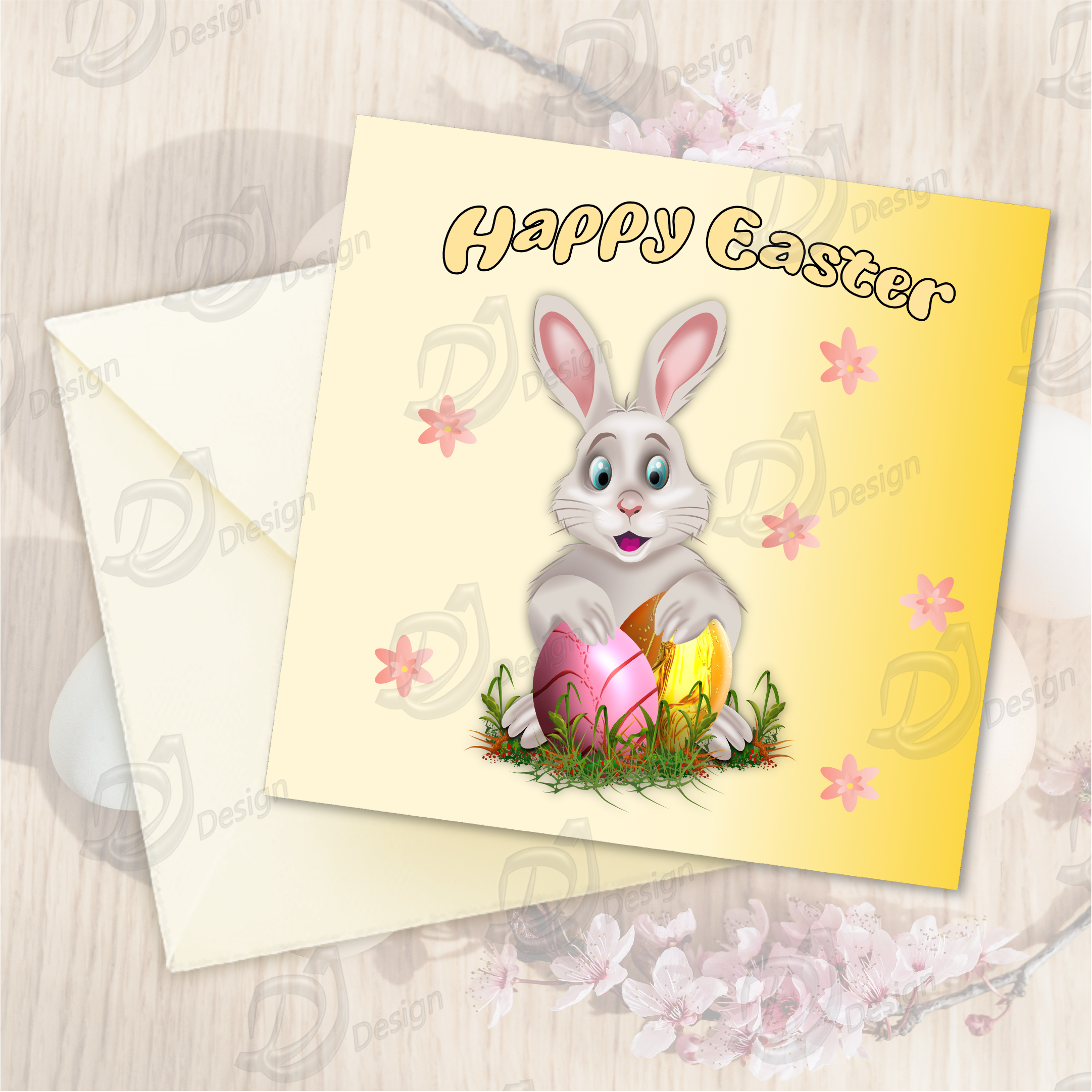 2 Easter Bunny Clipart