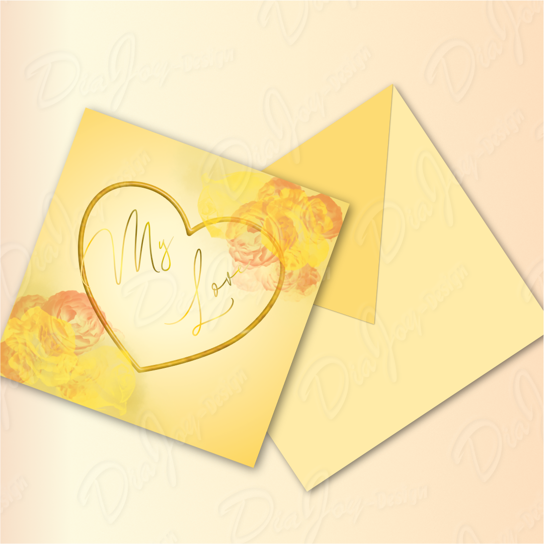Heart Design Greeting Cards