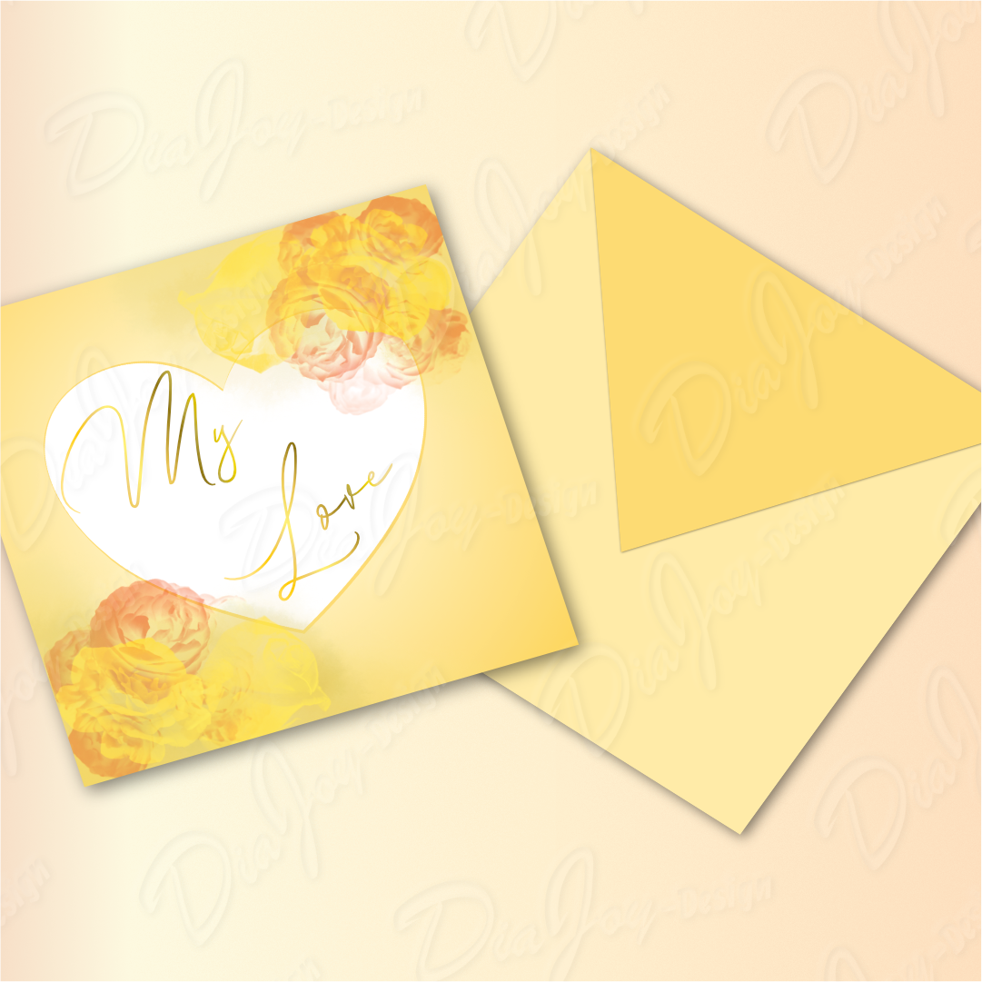 Heart Design Greeting Cards