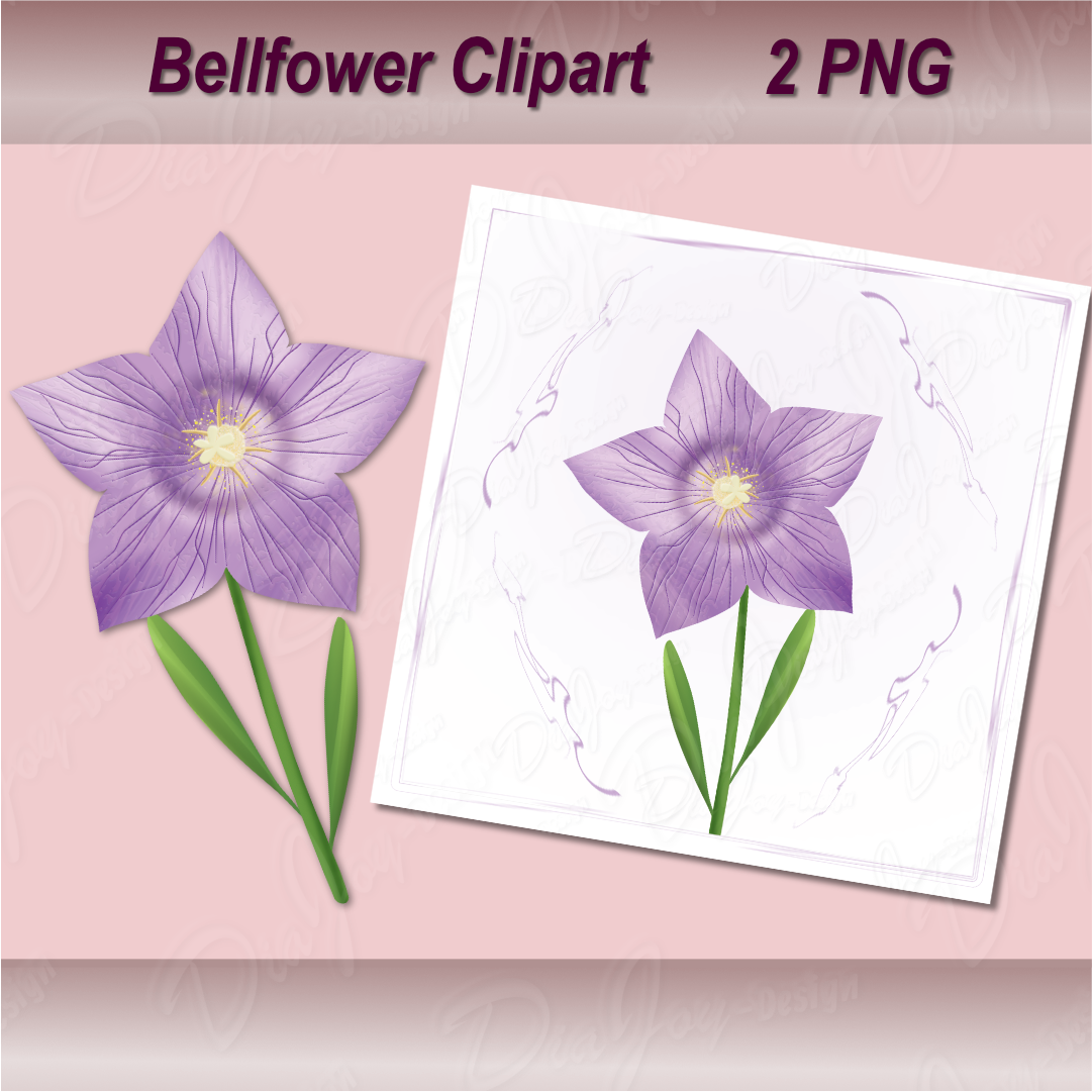Bellflower Clipart Set