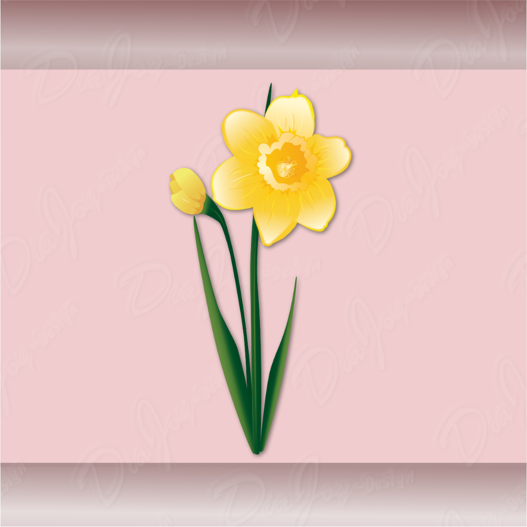 Daffodil Clipart Set