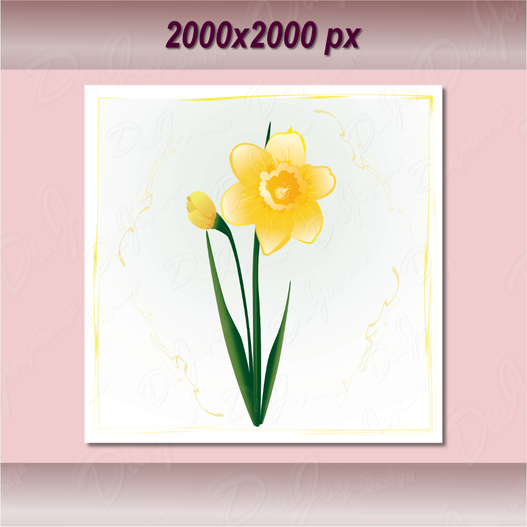 Daffodil Clipart Set