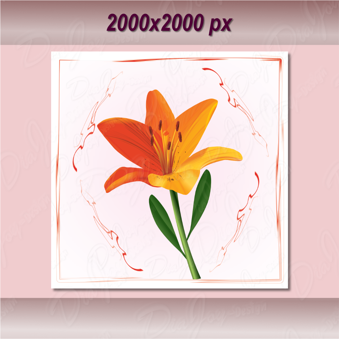 Lily Clipart Set