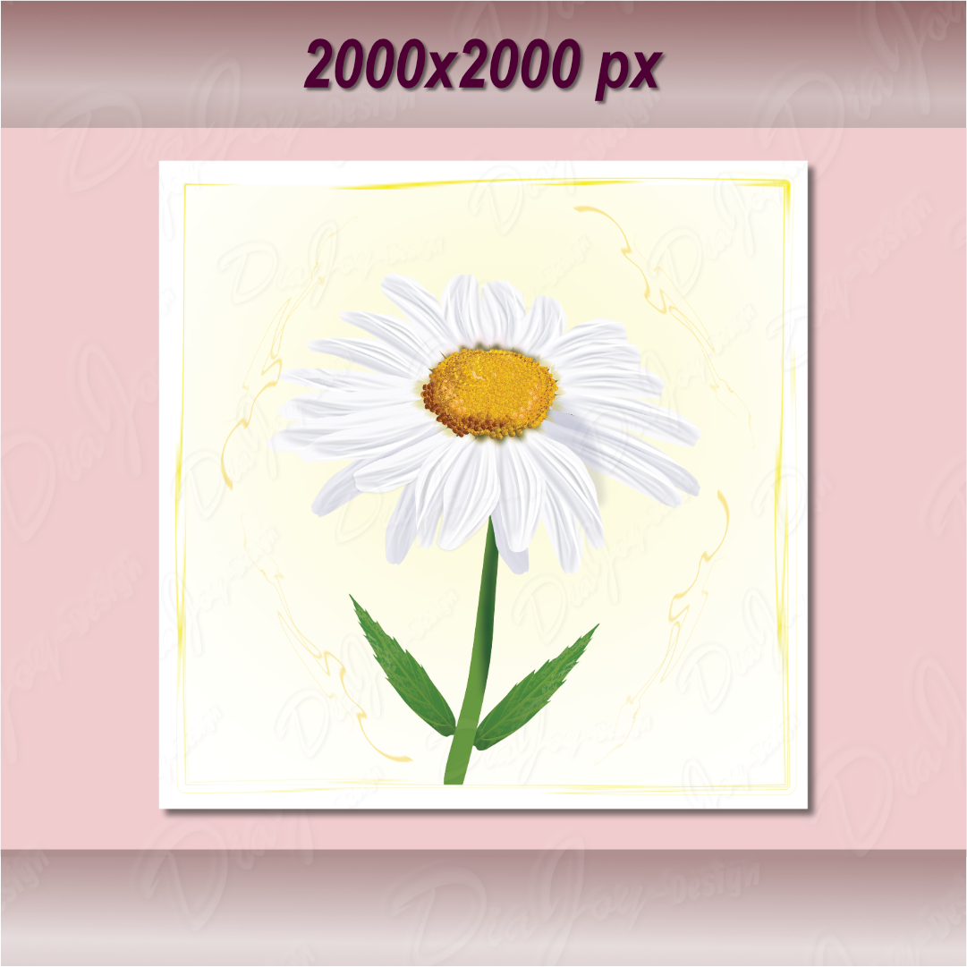 Marguerite Clipart Set
