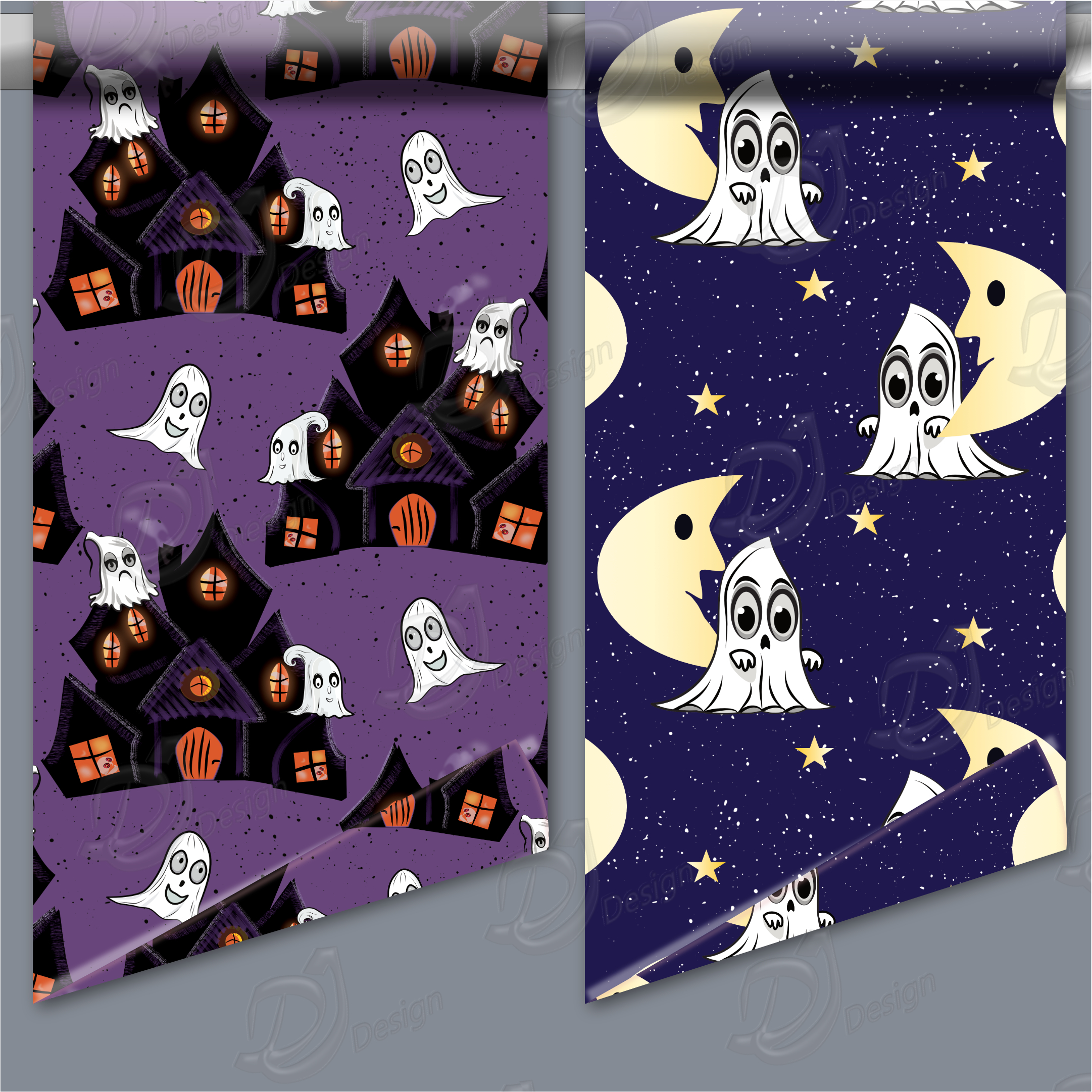 Ghost Pattern PNG Pack