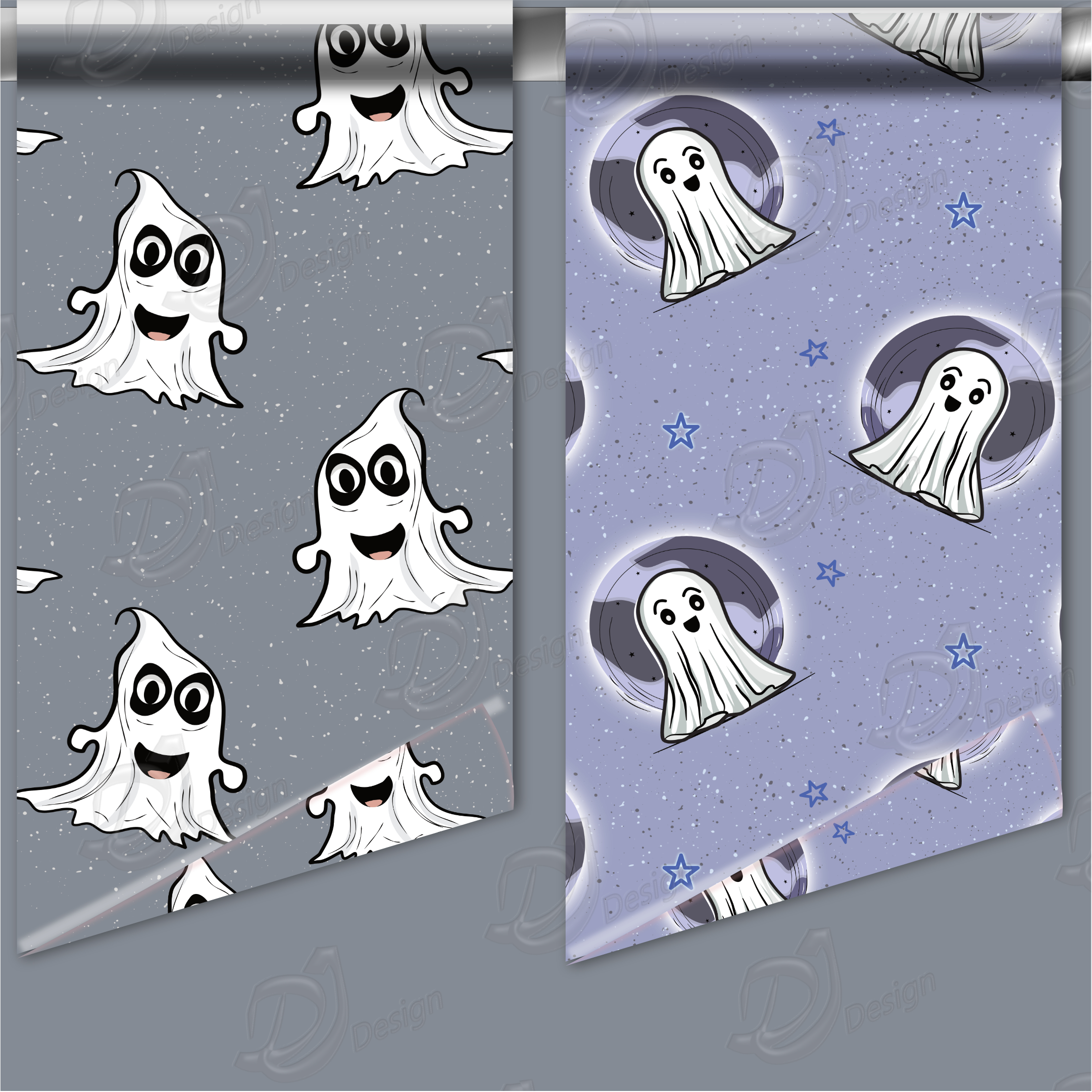 Ghost Pattern PNG Pack