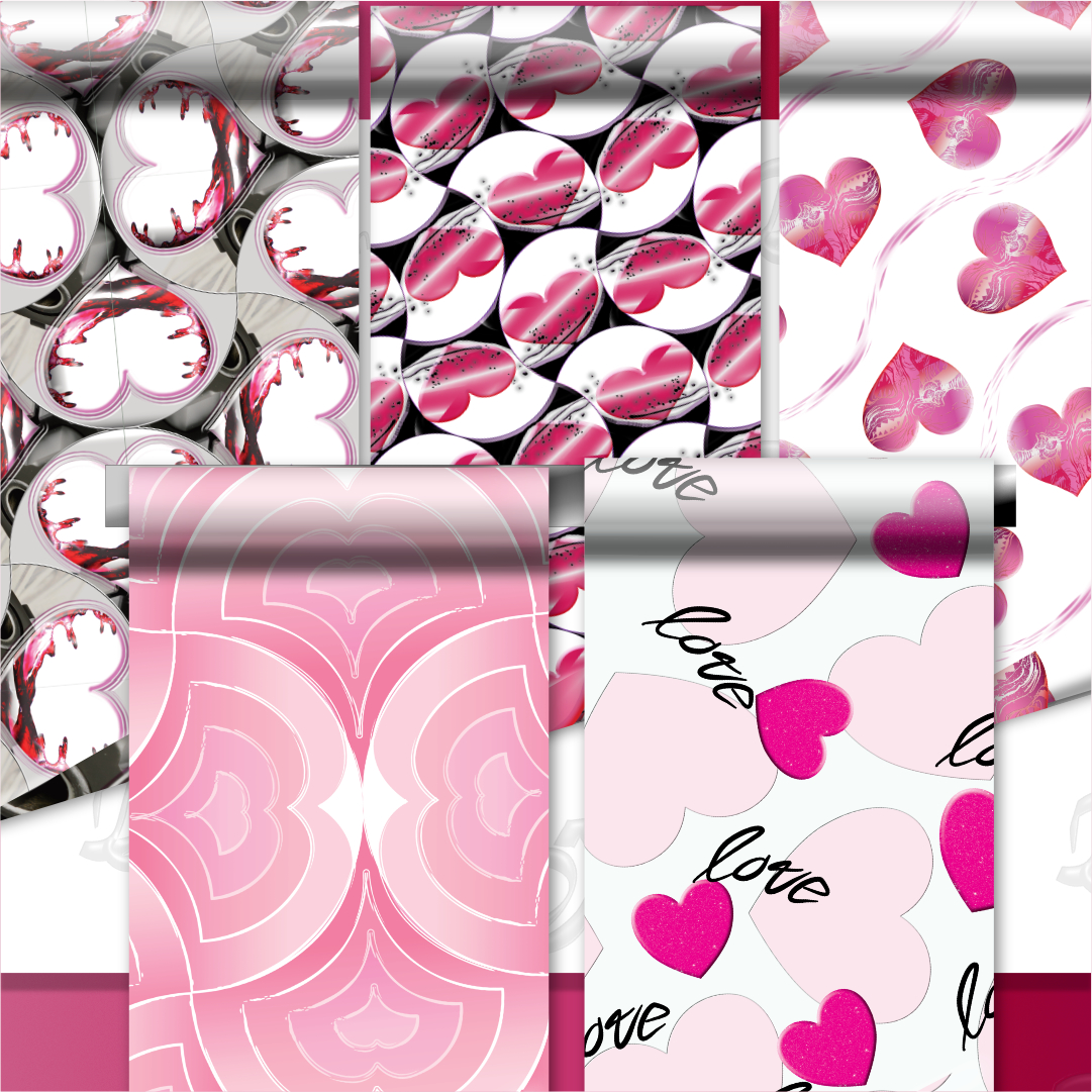 Heart Pattern Digital Papers