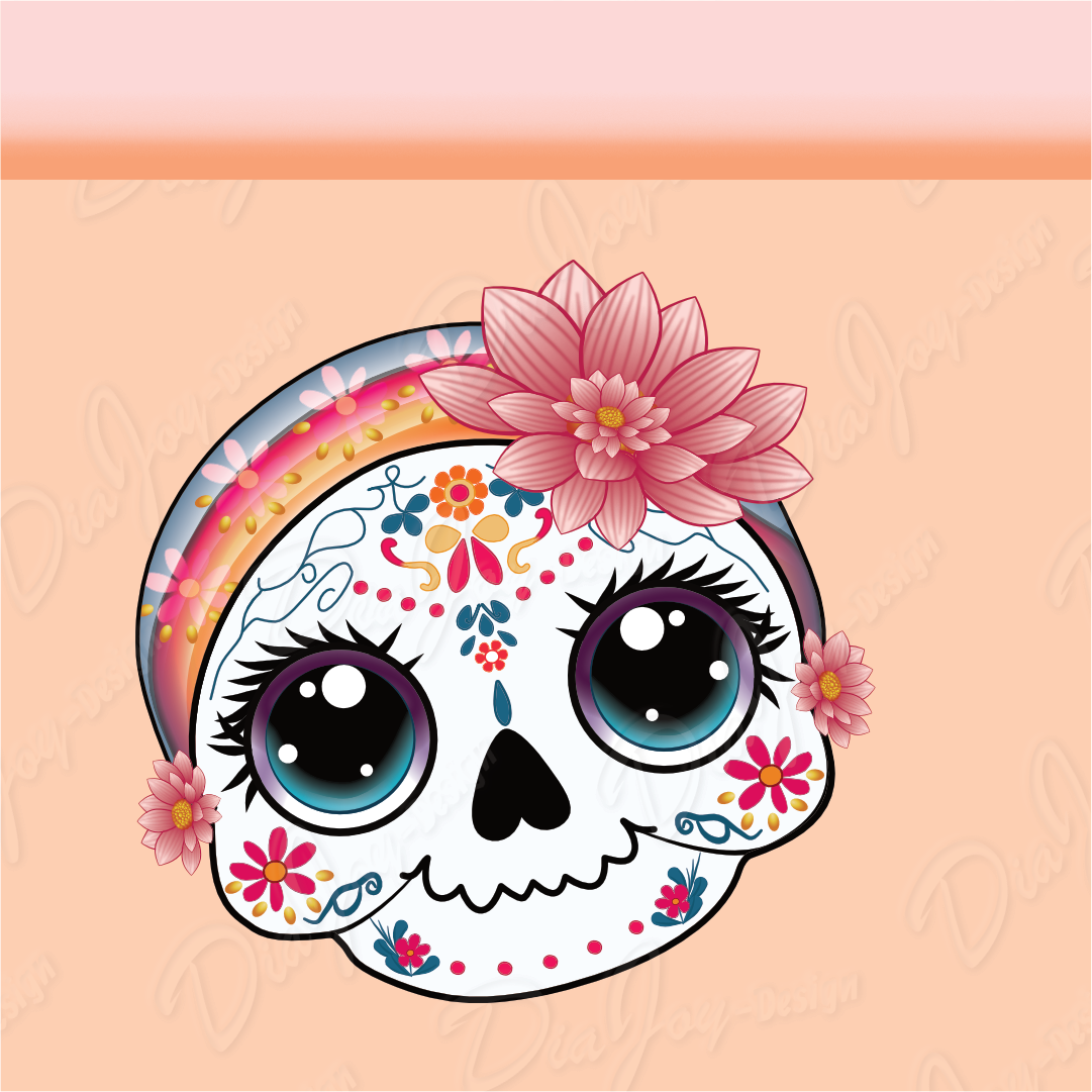 Cute Skull Clipart Set