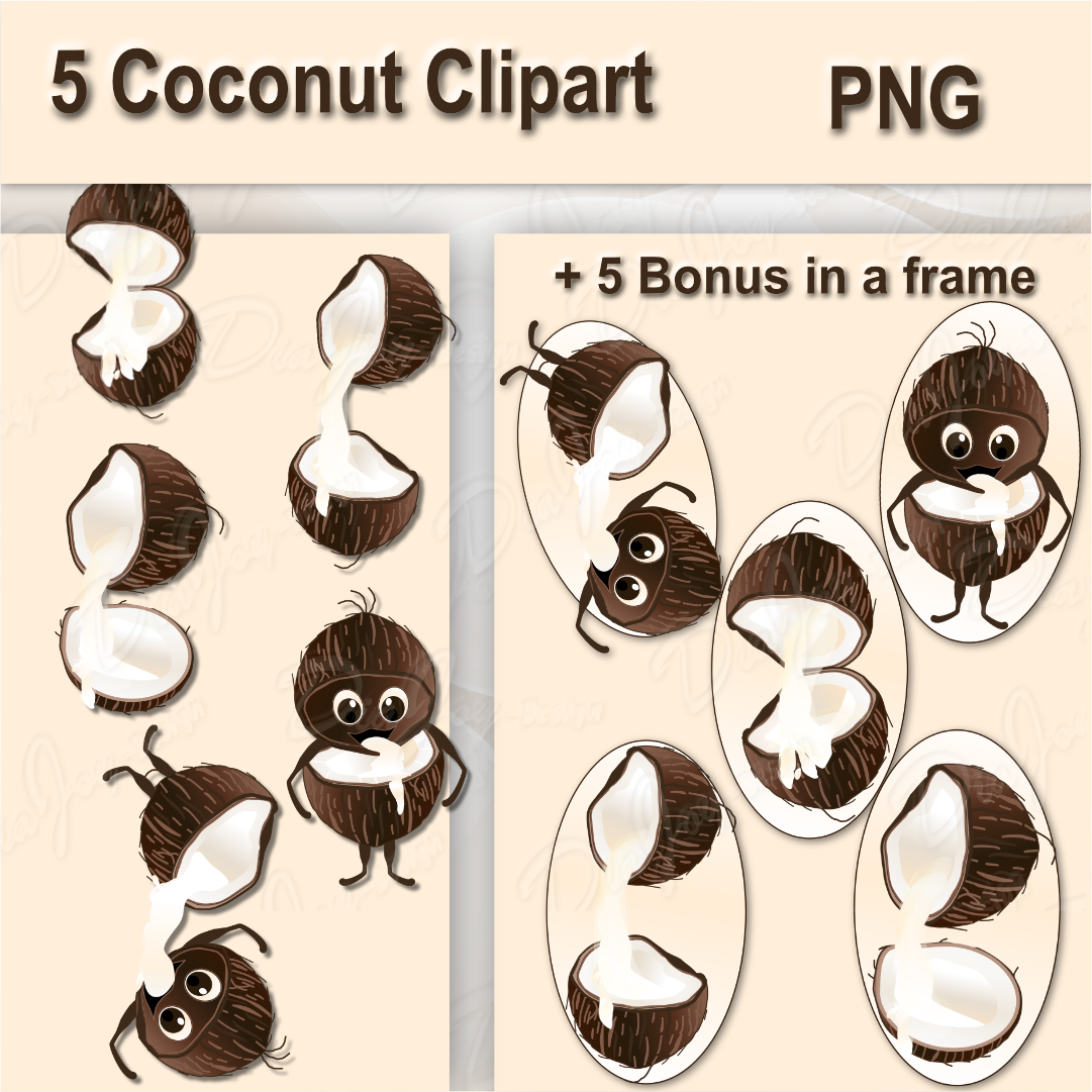 Decorative Funny Skulls PNG Set