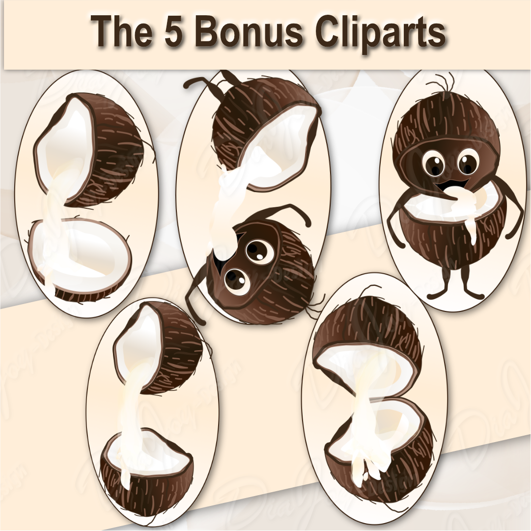 Decorative Funny Skulls PNG Set