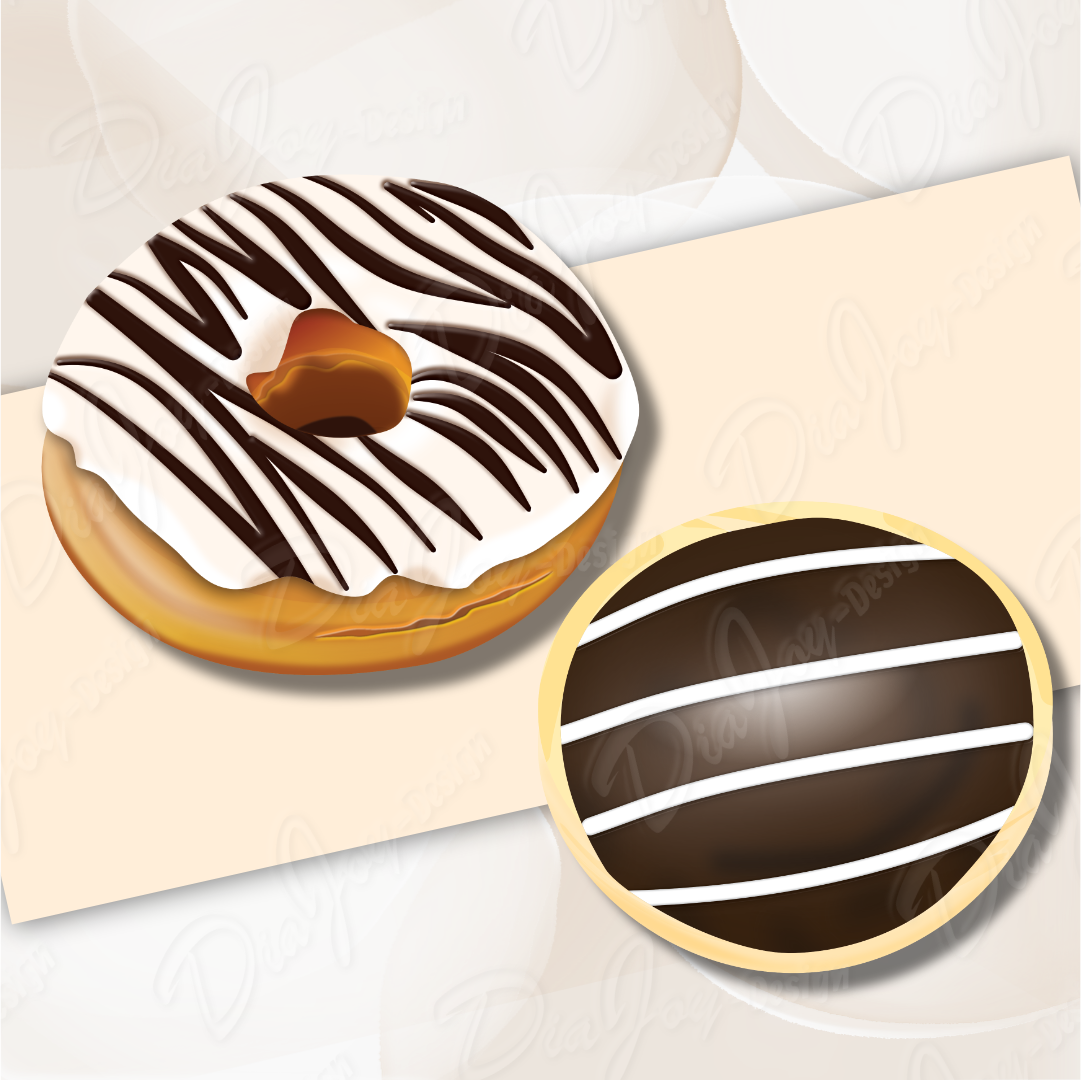 3 Donut Clipart