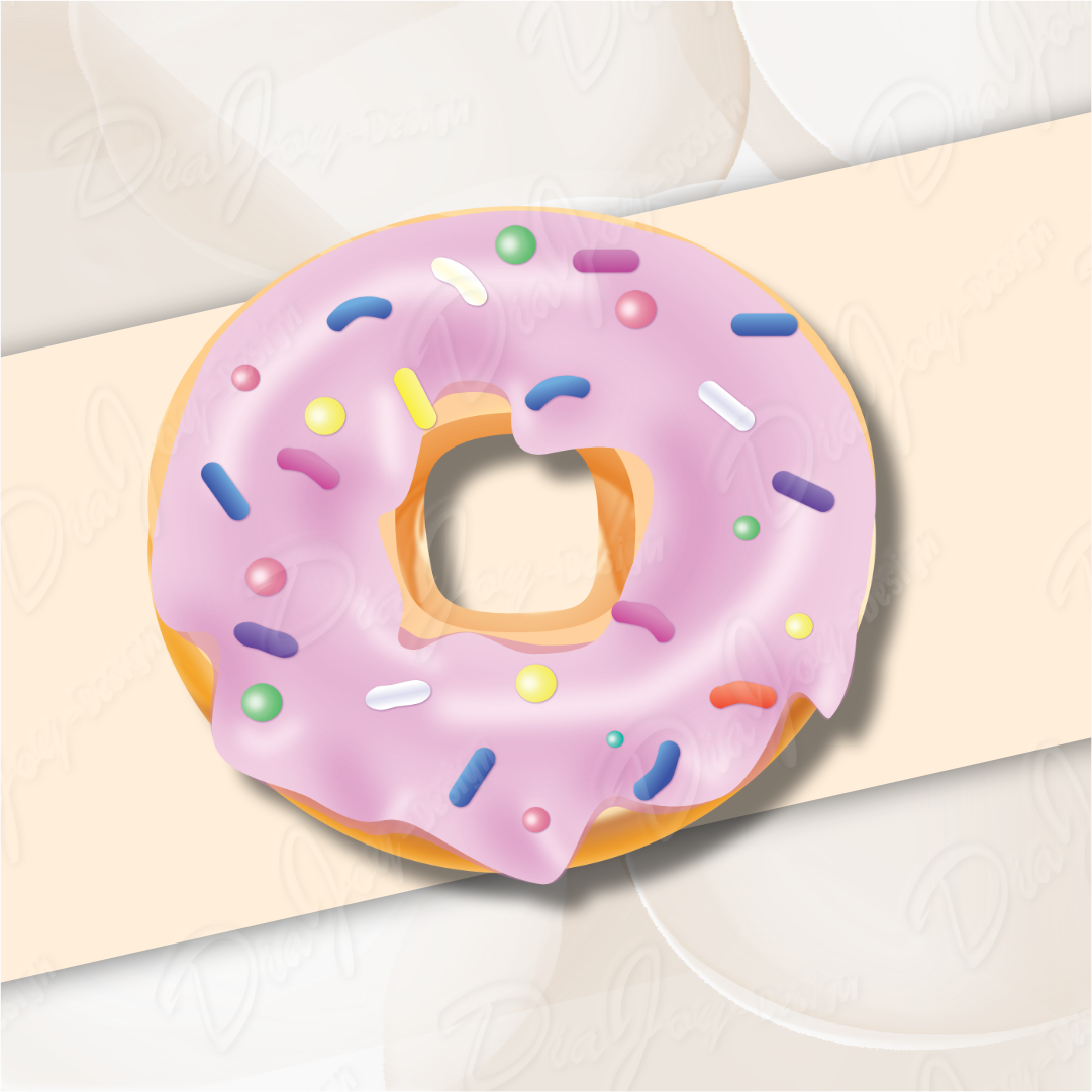 3 Donut Clipart