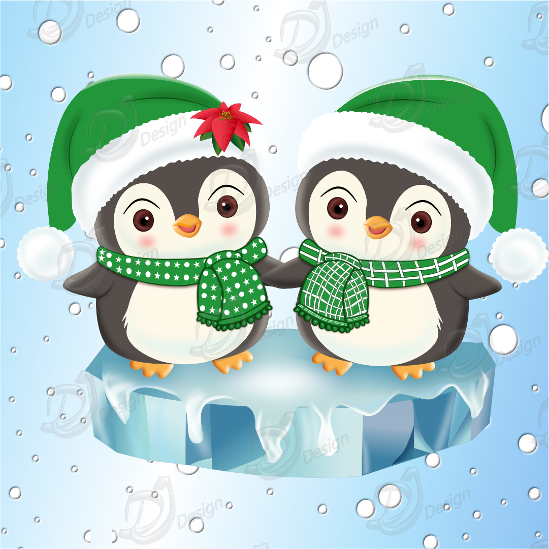 Penguin Clipart Set