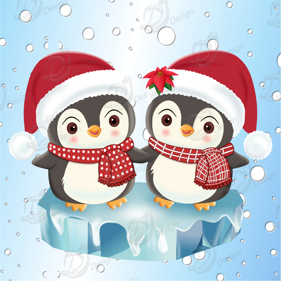 Penguin Clipart Set