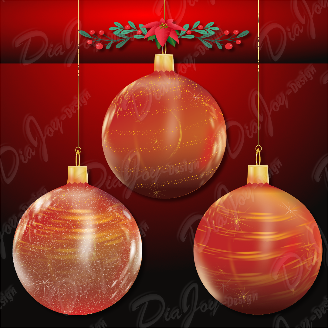Red Christmas Balls