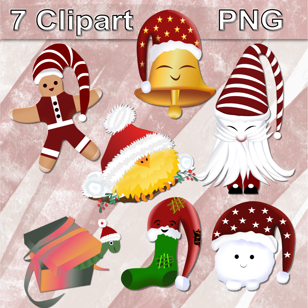 Cute Funny Christmas Clipart Collection