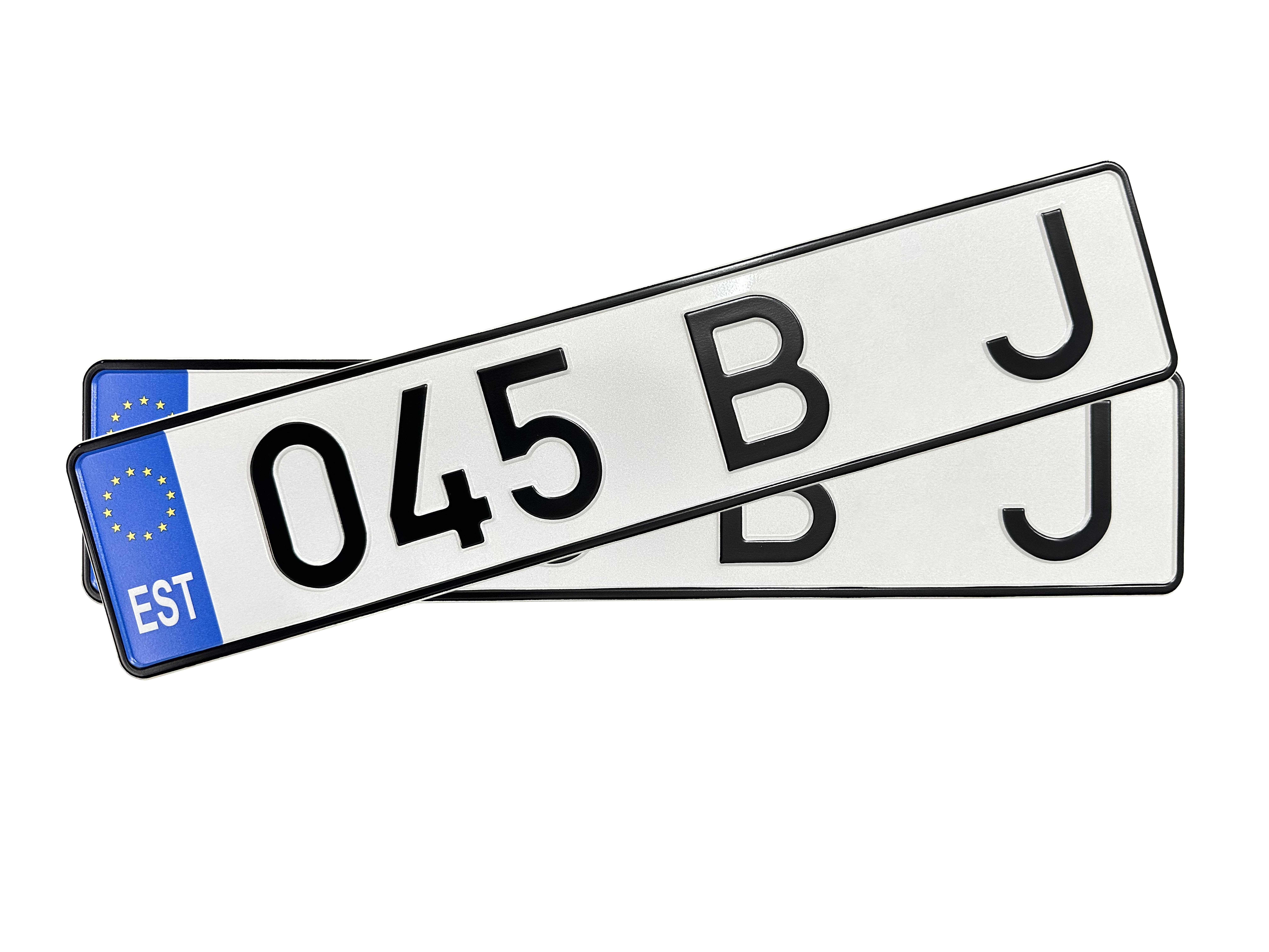 ESTIŠKOS. Numerių lentelės