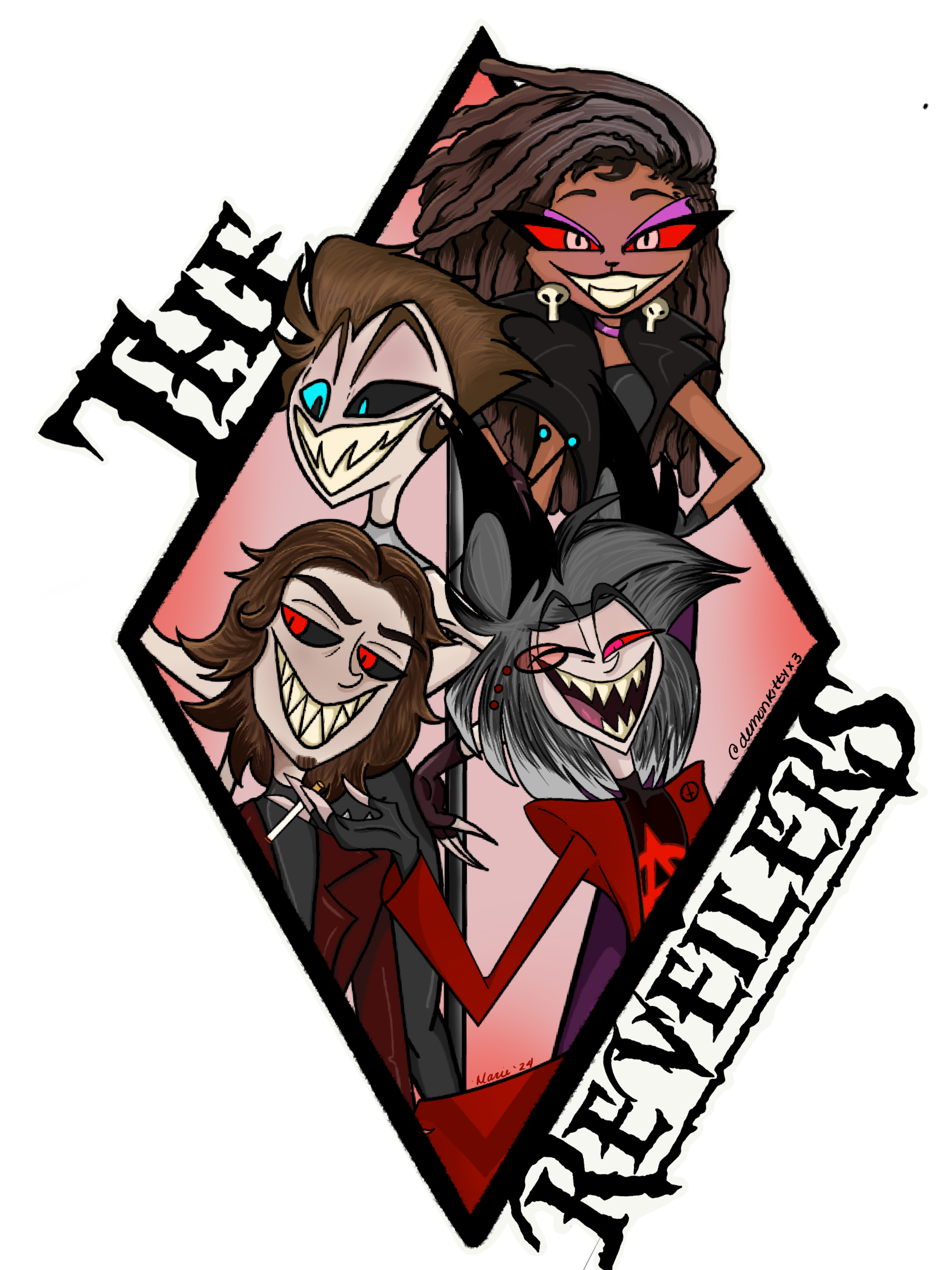 Reveilers Caricature Sticker