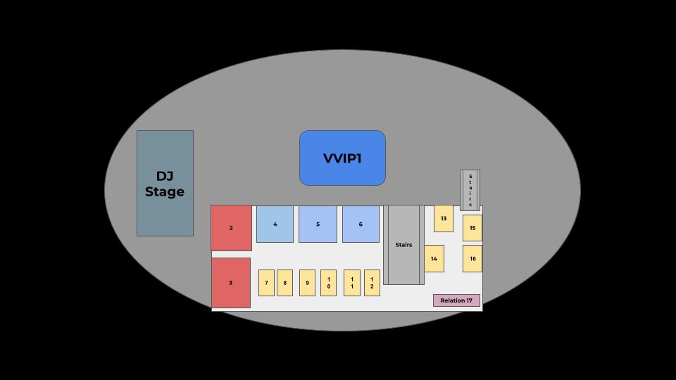 VIP GOLD – 小型卡座(Small Table)