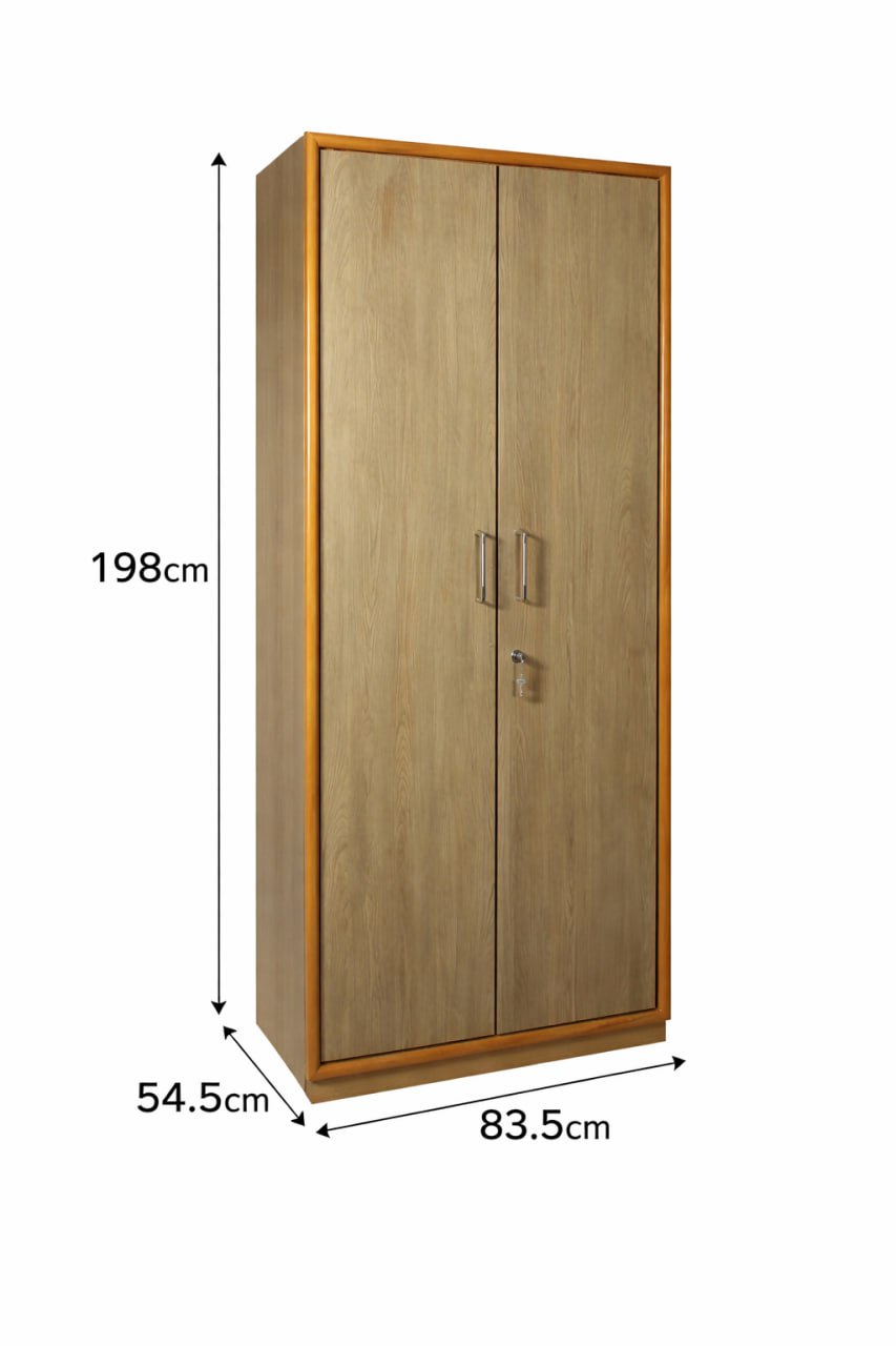 Wooden Wardrobe – Modern 2 Door Almirah
