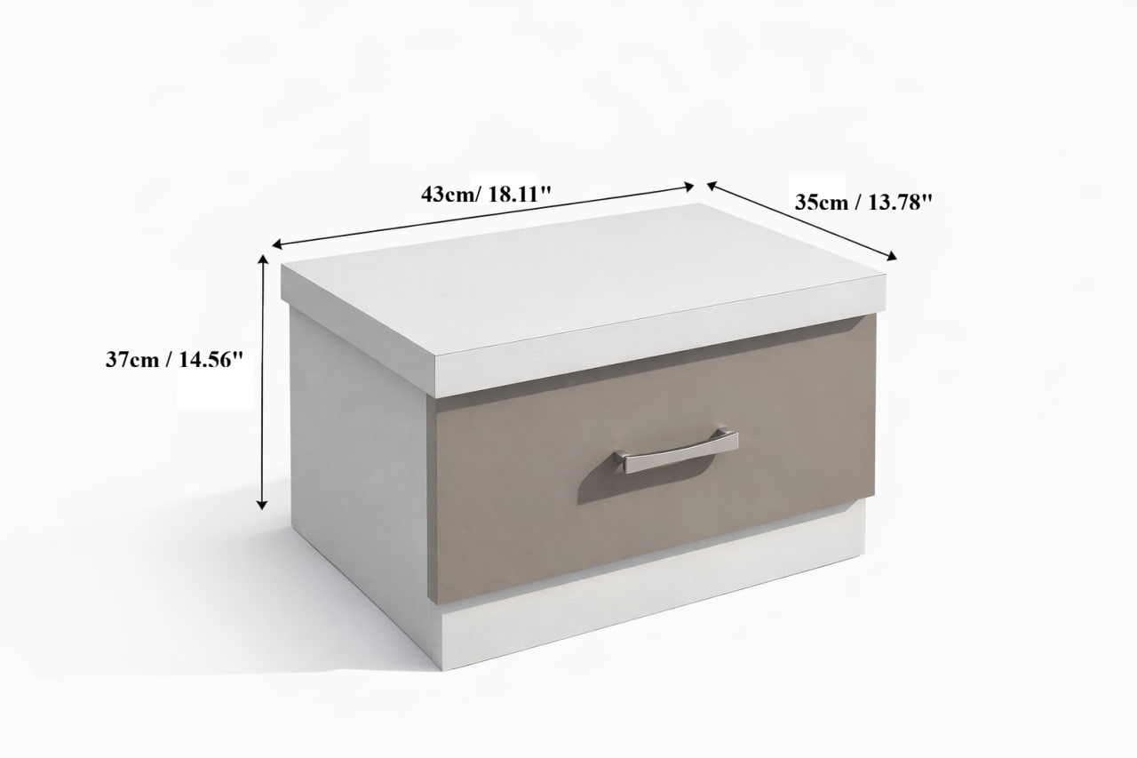 Modern King Size Bed With Four Individual compartments Openings