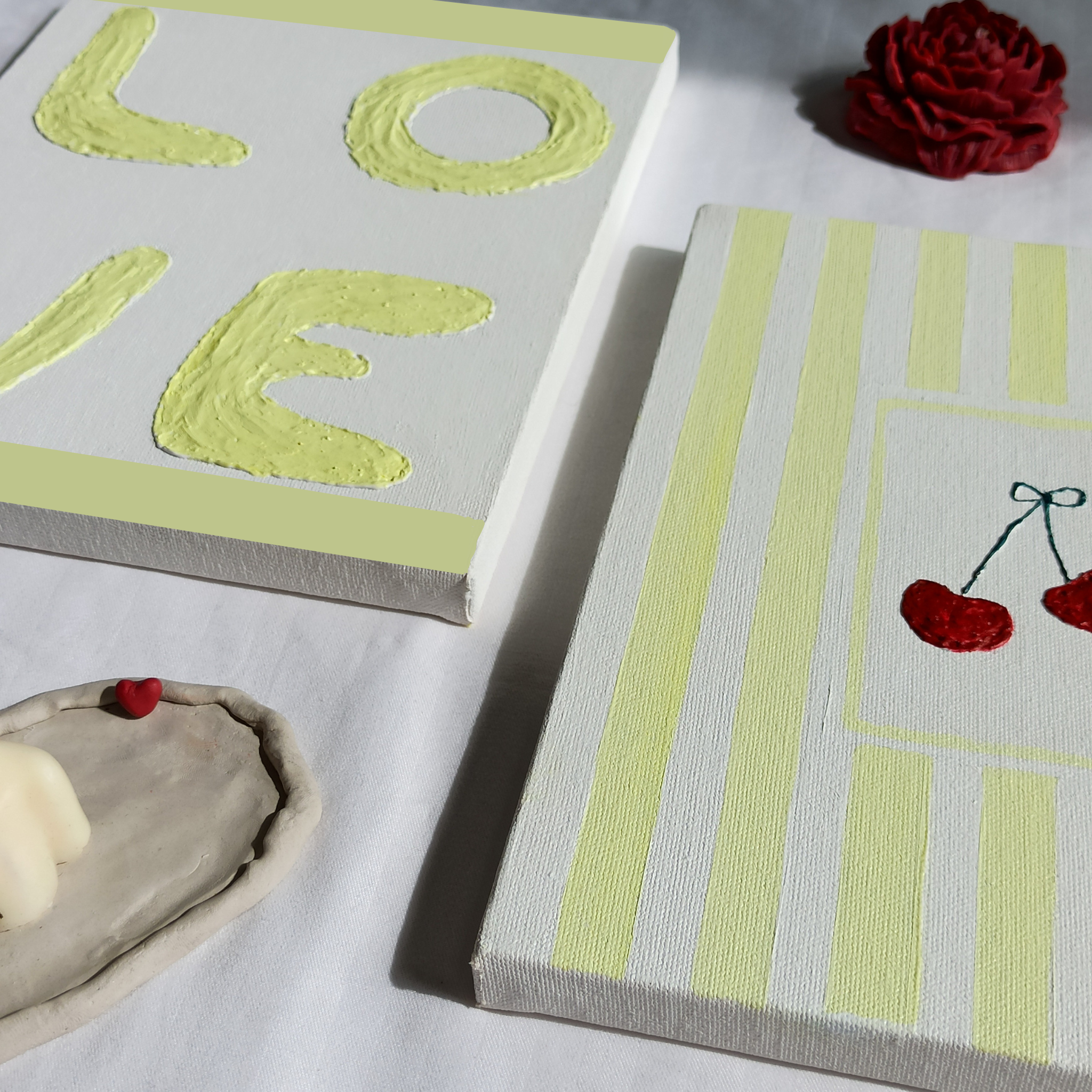 Love & Cherries (Set of 2)