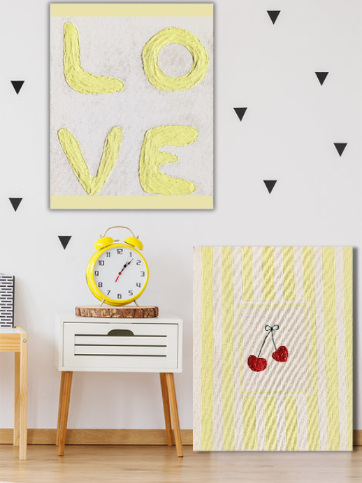 Love & Cherries (Set of 2)