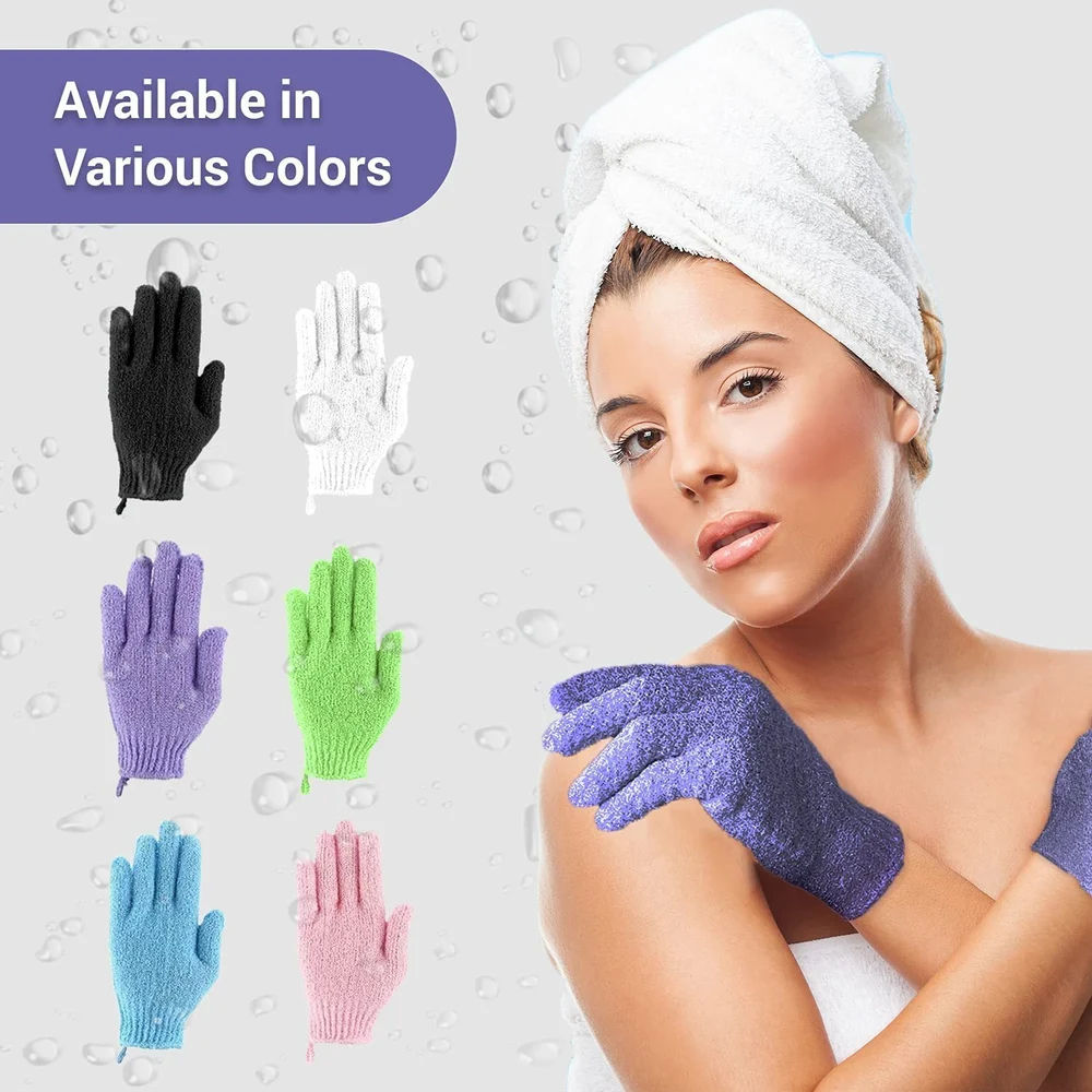 Body Scrubber Bath Gloves Spa Massage Body Cleaner Dead Skin Cleaning (2 pcs.)