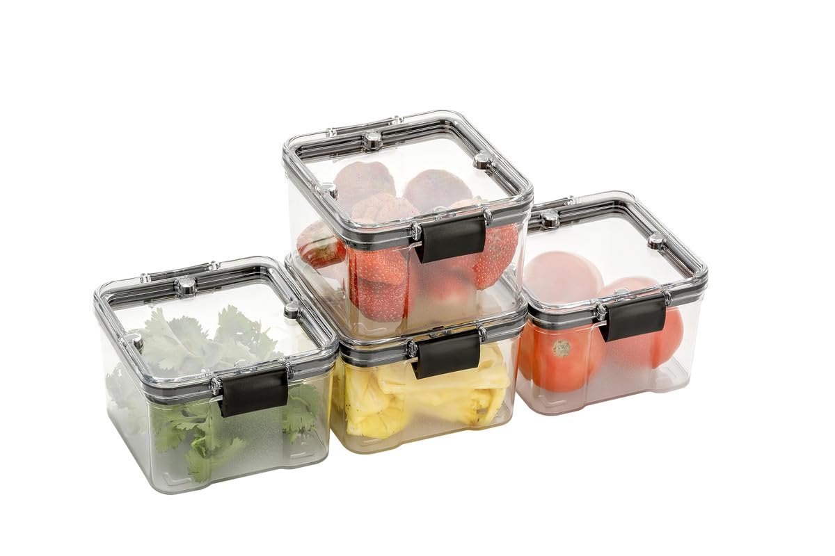 SKYWINGS Food Safe Modular Plastic Lock & Lock Airtight Containers - Set Of2