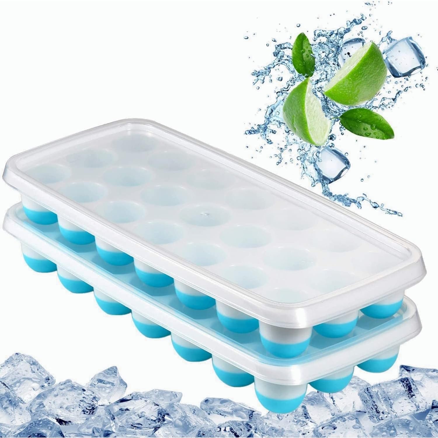 Silicon Pop Up Ice Tray (set of 2)