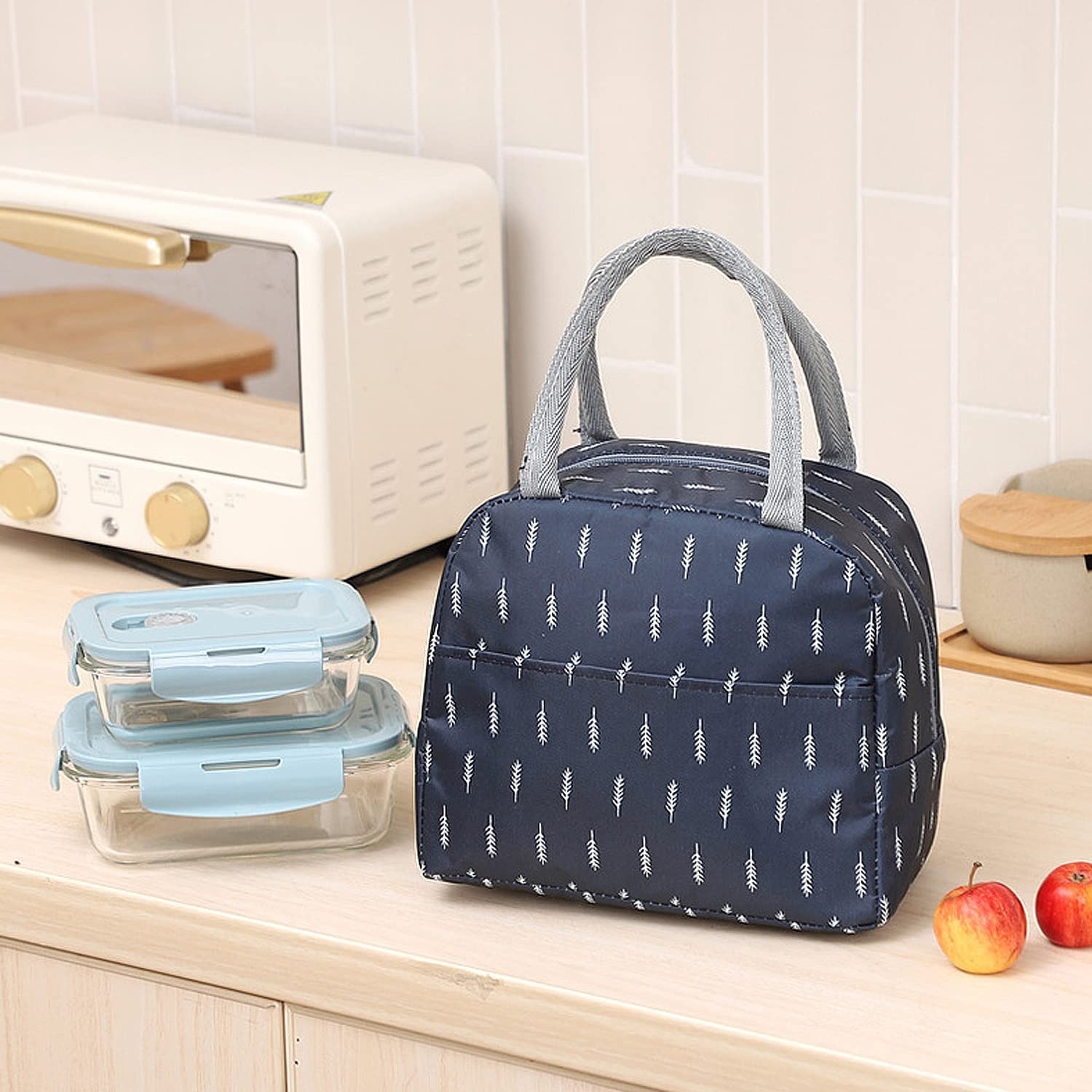 Insulated Polyester Travel Lunch Bag For Office, College & School