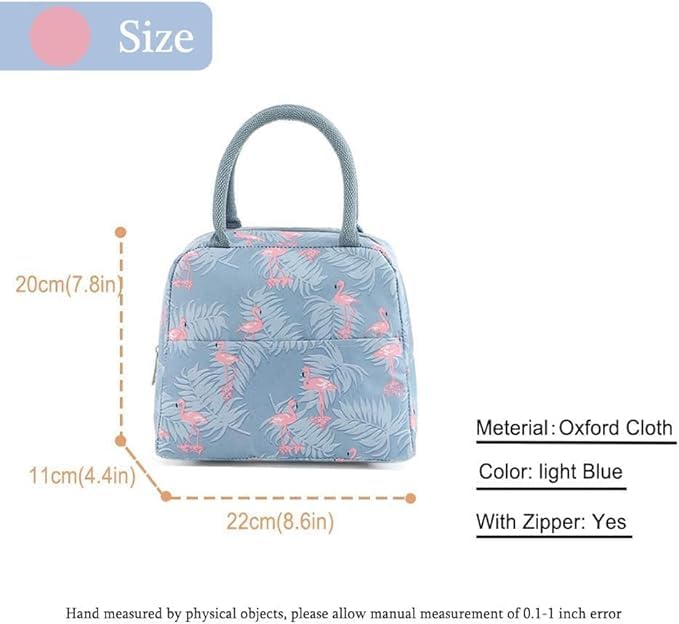 Portable and Reusable Insulated Lunch Bag for OfOffice School Picnic Outdoor