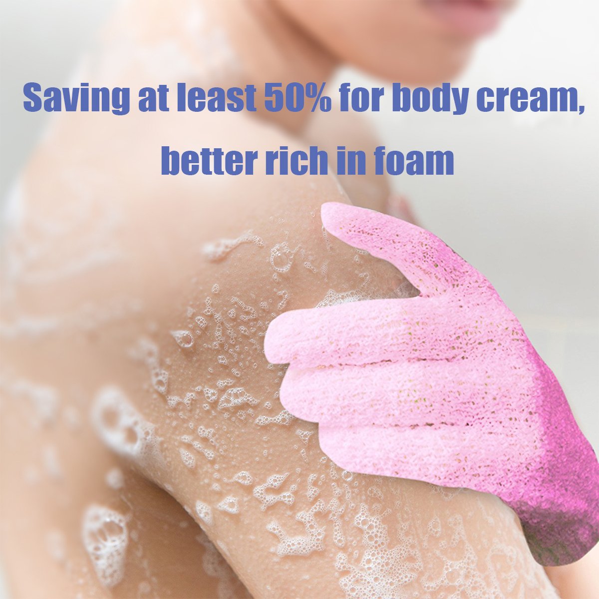 Body Scrubber Bath Gloves Spa Massage Body Cleaner Dead Skin Cleaning (2 pcs.)