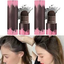 Quick Hair Root Touch-Up Stick – Natural Hairline Powder (Black and Brown)