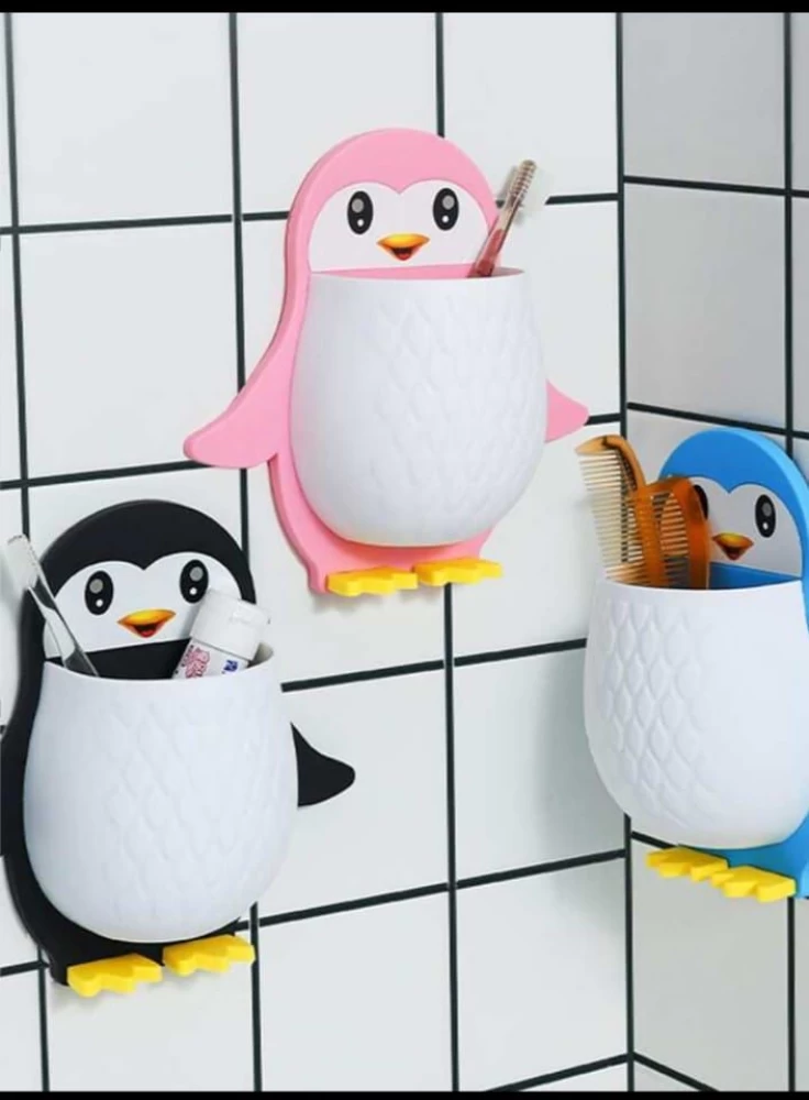 Wall Mounted Penguin Multipurpose Use Stand (Blue colour)