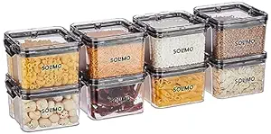 SKYWINGS Food Safe Modular Plastic Lock & Lock Airtight Containers - Set Of2