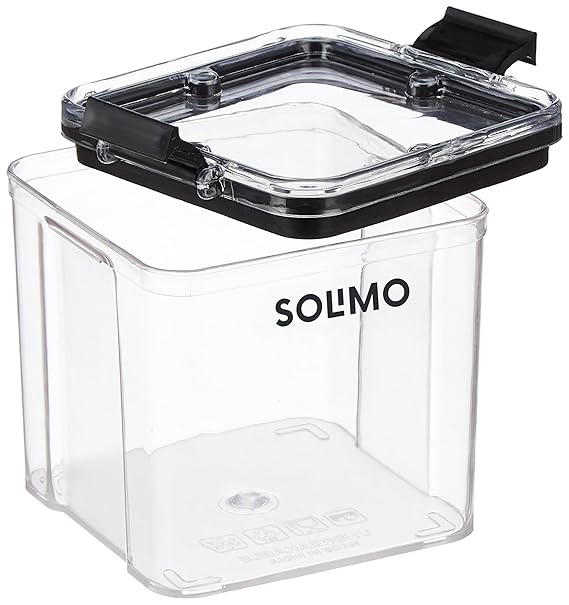 SKYWINGS Food Safe Modular Plastic Lock & Lock Airtight Containers  - Set Of 2