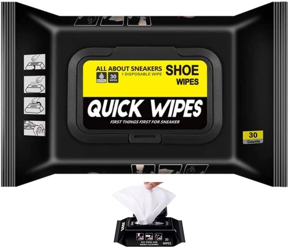 Shoe Wipes Cleaner (Pack of 80 wipes)