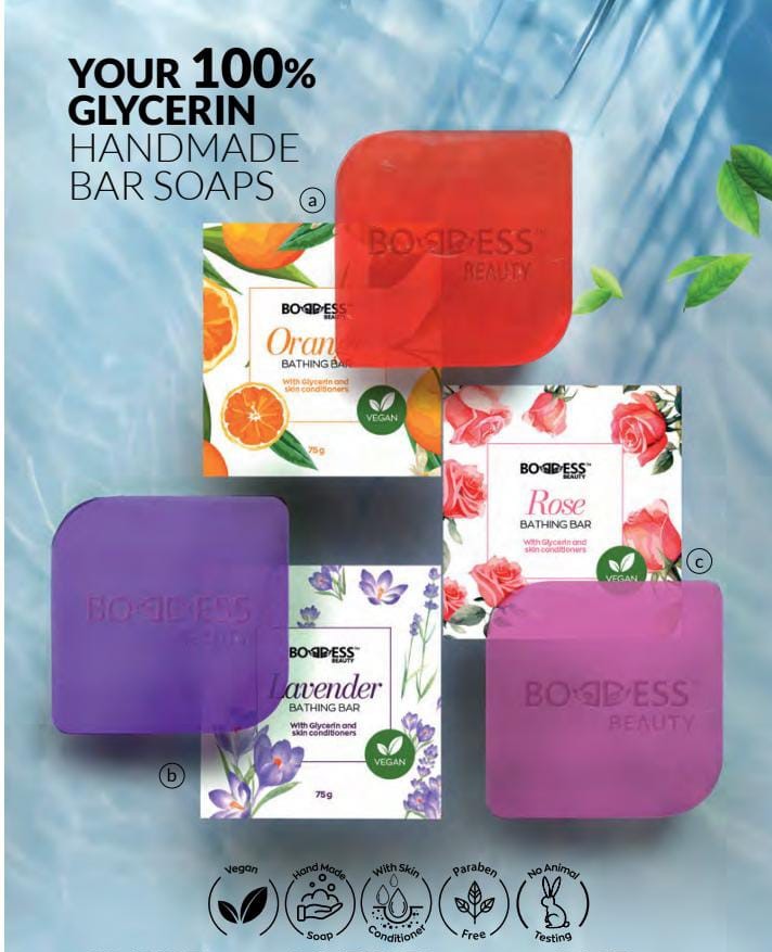 Boddess Beauty Handmade Bar Soap (Set of 3)