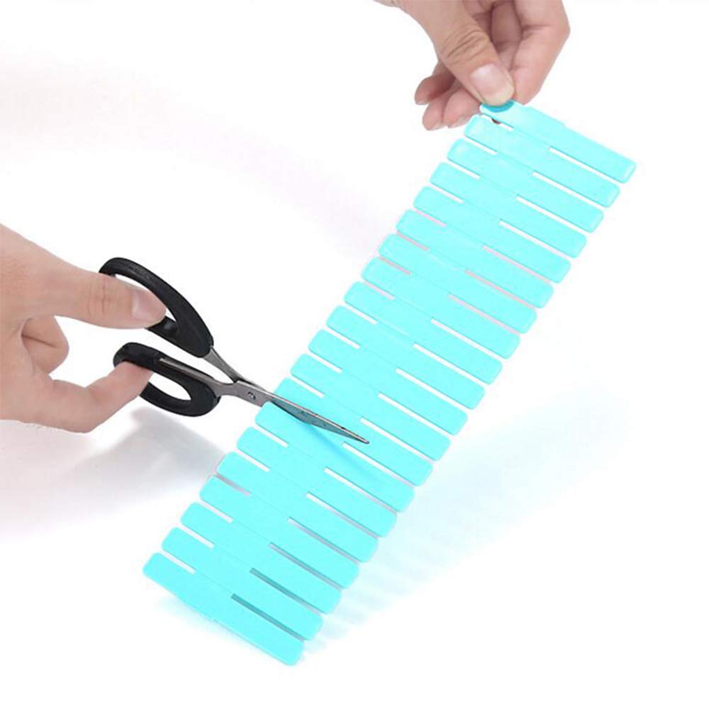 Adjustable Drawer Divider/Plastic Strips Separate Organizer (set of 6 stripes)