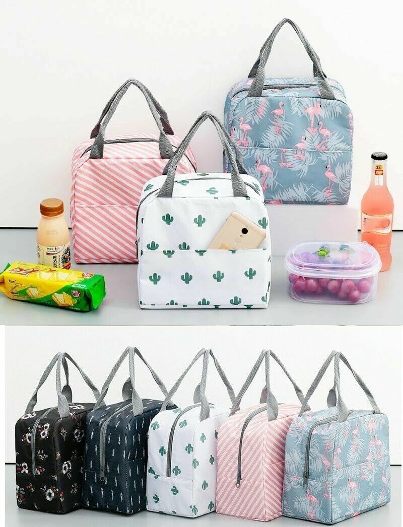 Insulated Polyester Travel Lunch Bag For Office, College & School