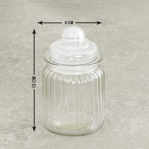 Spice Jar glass airtight container (250 ml each) set of 3