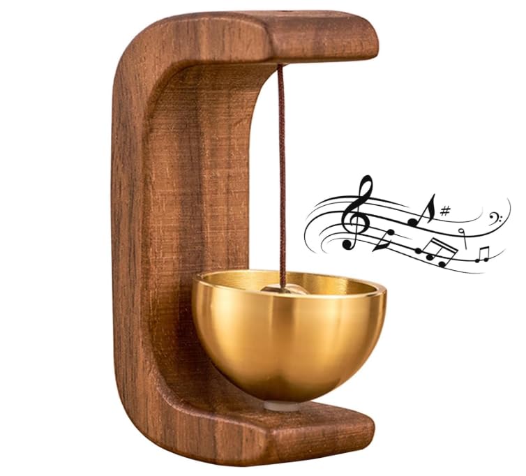 Magnetic Doorbell with Brass Bell