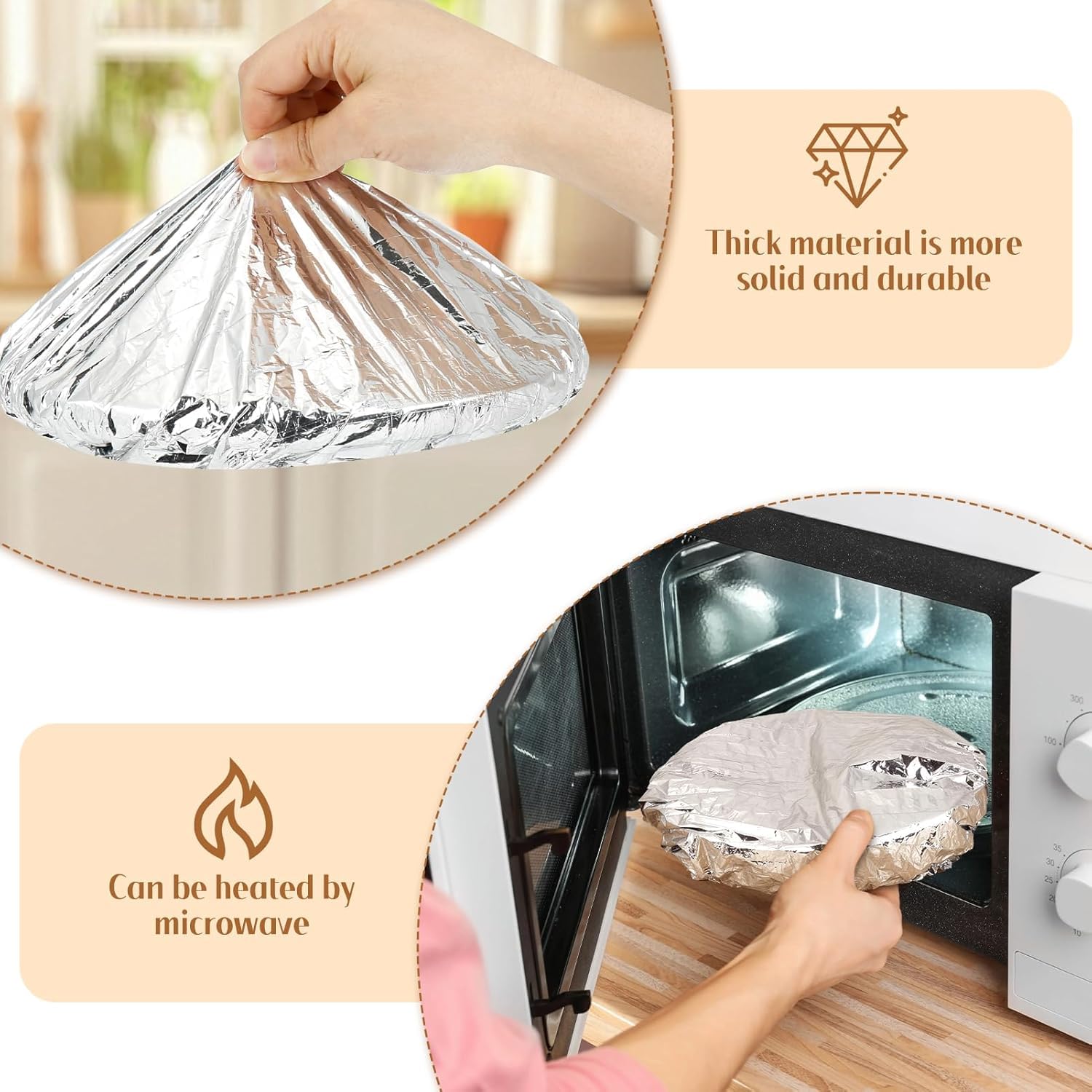 Reusable Aluminum Foil (Set of 10)