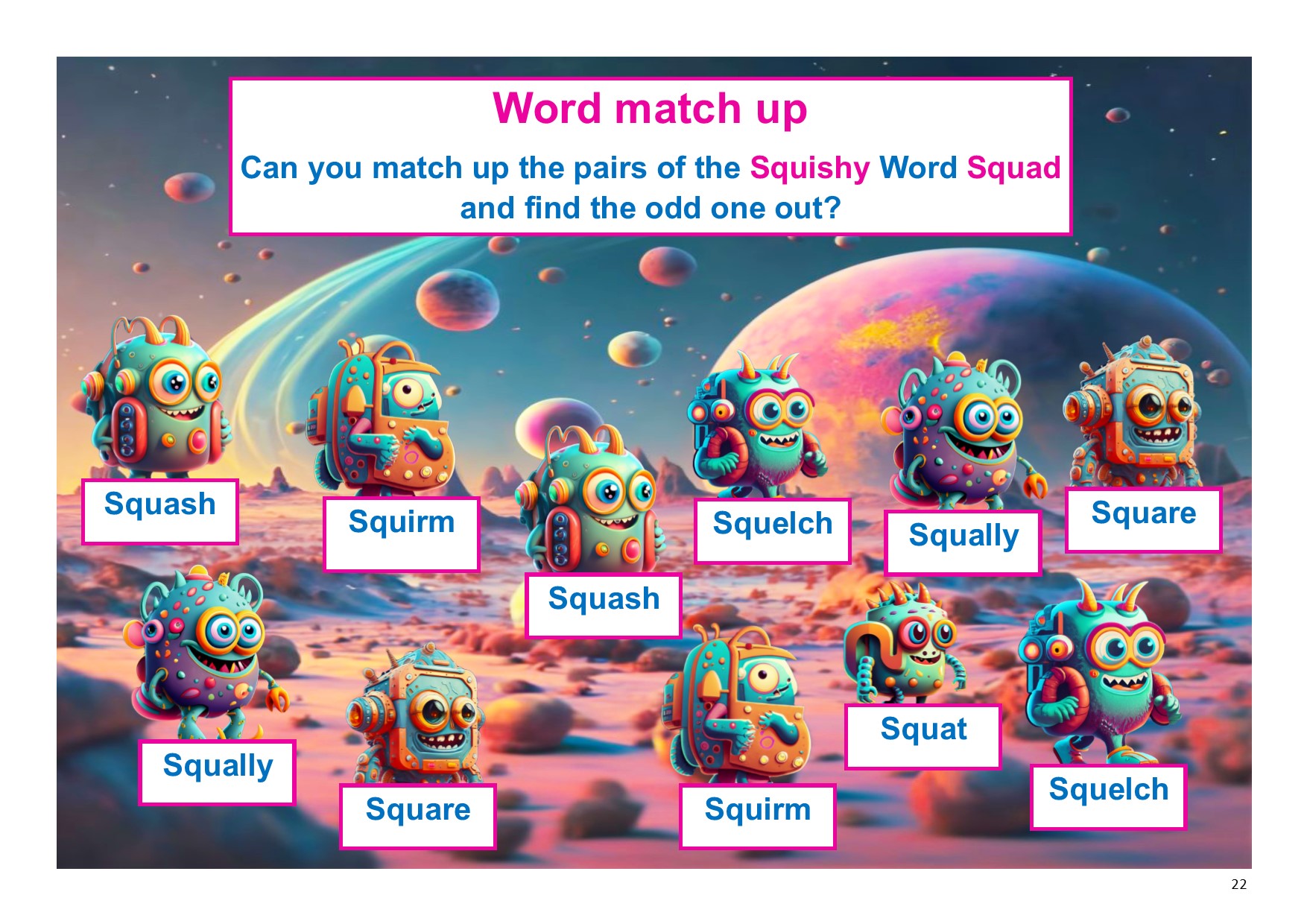 Luca's Speechie Squad and the search for the Squabble Lever