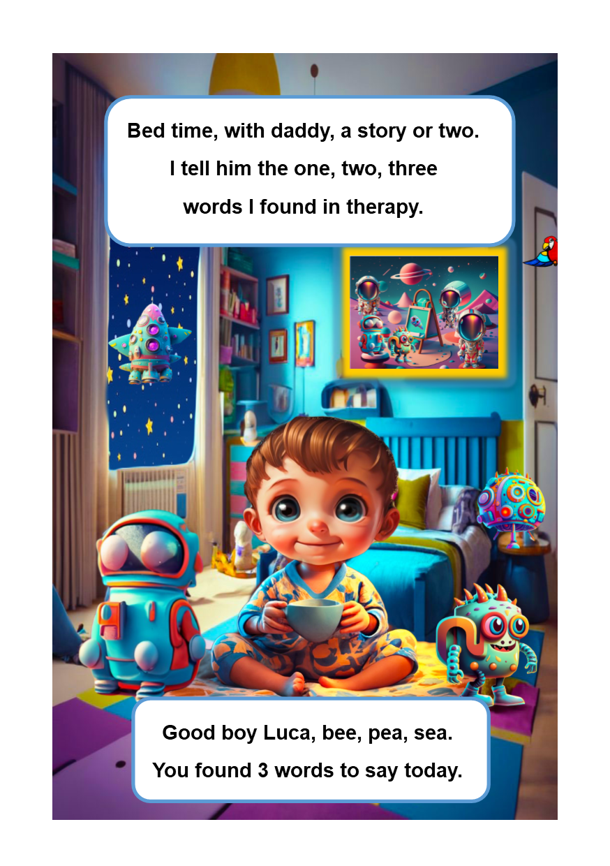 Luca's Voice Bedtime Book