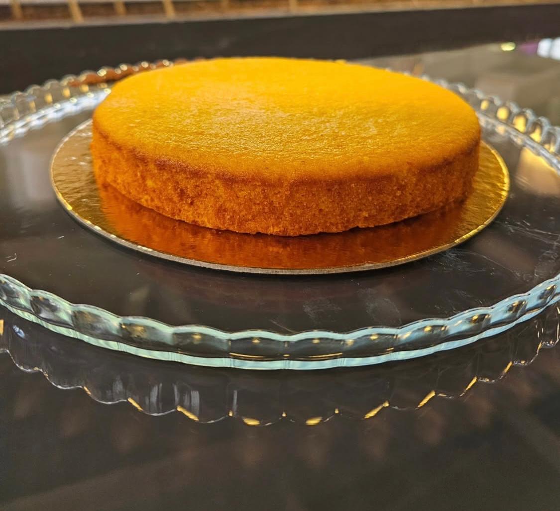 Bolo de Cenoura com Limão  e Amêndoas