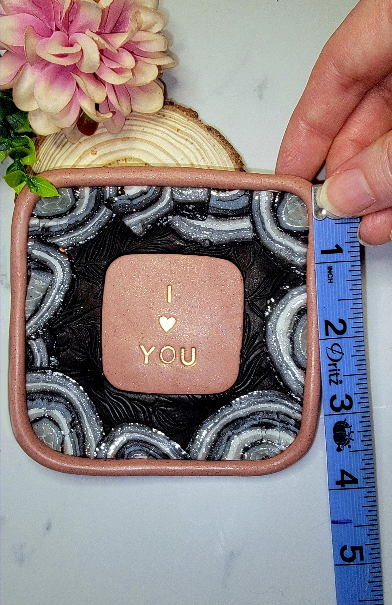 Trinket Tray-Customizable Lettering & Colors-Personalize-Gift-Personalize-I <3 You-Home Sweet Home-